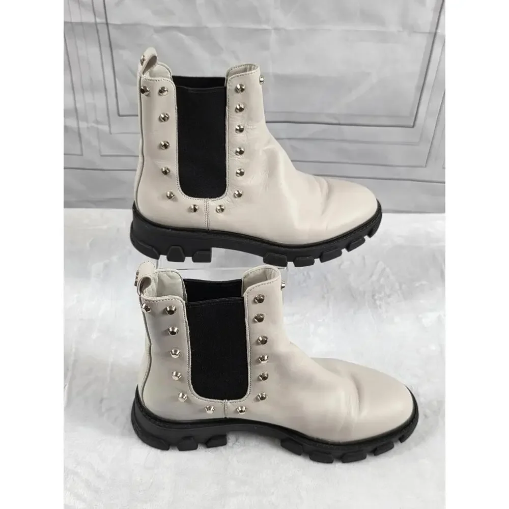 Michael Kors Ridley Astor Stud Chelsea Boot 5.5M - Picture 1 of 8